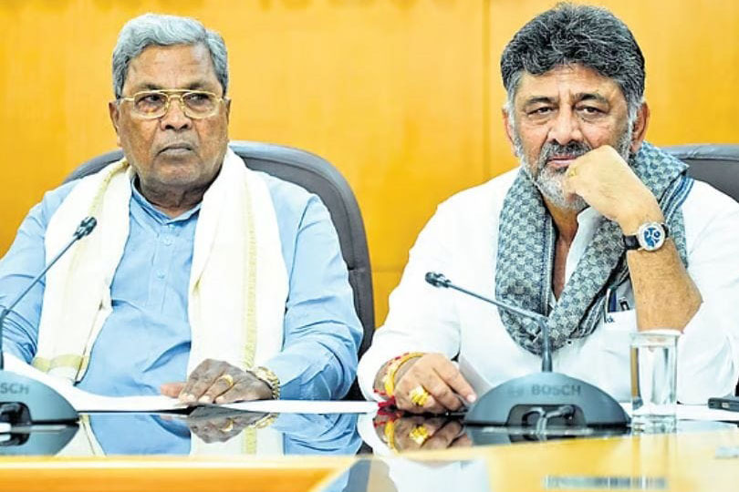 നിയമസഭയിൽ ആർഎസ്എസ് പ്രാർത്ഥനാലാപം, ബി എൽ സന്തോഷുമായി സൗഹൃദം; ഡി കെ യുടെ മനസ്സിലെന്തെന്ന് കർണാടകത്തിലെ കോൺഗ്രസുകാർ